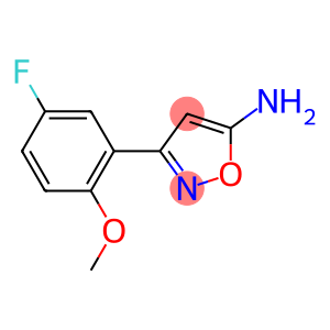 3-(5-FLUORO-2-METHOXY-PHENYL)-ISOXAZOL-5-YLAMINE