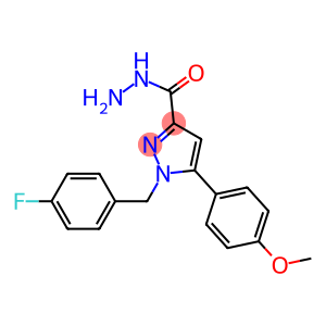 1-(4-FLUOROBENZYL)-5-(4-METHOXYPHENYL)-1H-PYRAZOLE-3-CARBOHYDRAZIDE