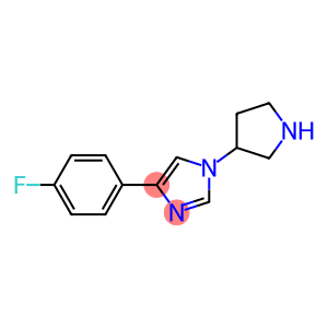 4-(4-FLUORO-PHENYL)-1-PYRROLIDIN-3-YL-1H-IMIDAZOLE