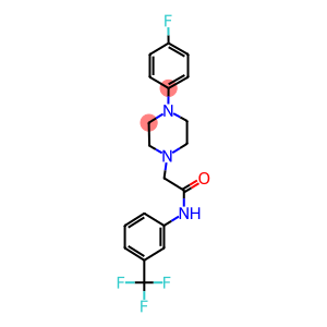 2-(4-(4-FLUOROPHENYL)PIPERAZINYL)-N-(3-(TRIFLUOROMETHYL)PHENYL)ETHANAMIDE