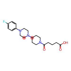 5-[4-(4-(4-FLUOROPHENYL)PIPERAZIN-1-YL)PIPERIDIN-1-YL]-5-OXOPENTANOIC ACID