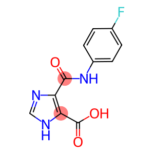 5-(4-FLUORO-PHENYLCARBAMOYL)-3 H-IMIDAZOLE-4-CARBOXYLIC ACID