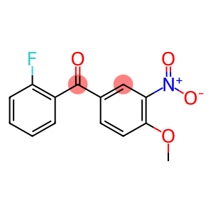 (2-FLUOROPHENYL) (4-METHOXY-3-NITROPHENYL) METHANONE