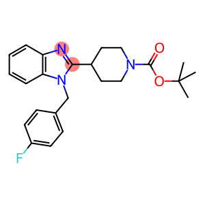 4-[1-(4-FLUORO-BENZYL)-1H-BENZOIMIDAZOL-2-YL]-PIPERIDINE-1-CARBOXYLIC ACID ACID TERT-BUTYL ESTER