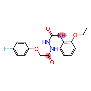 1-(2-(4-FLUOROPHENOXY)ACETYL)-4-(2-ETHOXYPHENYL)SEMICARBAZIDE