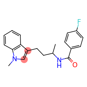 4-FLUORO-N-[1-METHYL-3-(1-METHYL-1H-INDOL-3-YL)PROPYL]BENZAMIDE