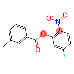 5-FLUORO-2-NITROPHENYL 3-METHYLBENZOATE