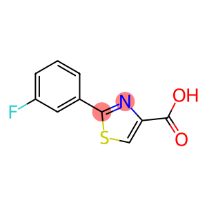 2-(3-FLUOROPHENYL)THIAZOLE-4-CARBOXYLIC ACID, 95+%