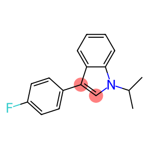 3-(4-Fluorophenyl)-L-Isopropyl-1H-Indole