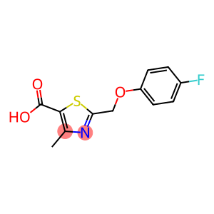 2-[(4-FLUOROPHENOXY)METHYL]-4-METHYL-1,3-THIAZOLE-5-CARBOXYLIC ACID