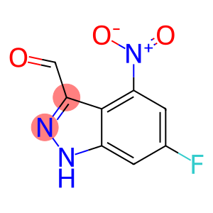 6-FLUORO-4-NITROINDAZOLE-3-CARBOXYALDEHYDE