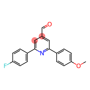 2-(4-fluorophenyl)-6-(4-methoxyphenyl)pyridine-4-carbaldehyde