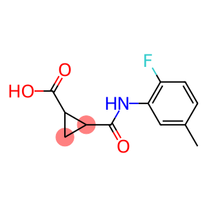 2-[(2-fluoro-5-methylanilino)carbonyl]cyclopropanecarboxylic acid