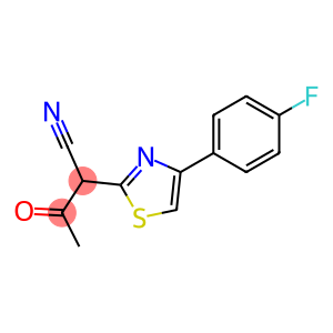 2-[4-(4-fluorophenyl)-1,3-thiazol-2-yl]-3-oxobutanenitrile