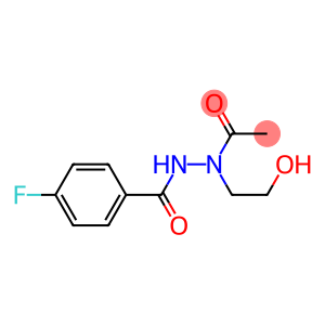 (4-FLUOROBENZAMIDO)-N-(2-HYDROXYETHYL)ACETAMID