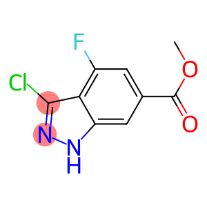 4-FLUORO-3-CHLORO-6-METHOXYCARBONYLINDAZOLE