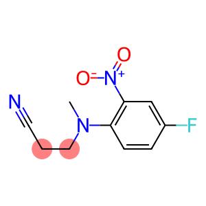 3-[(4-fluoro-2-nitrophenyl)(methyl)amino]propanenitrile