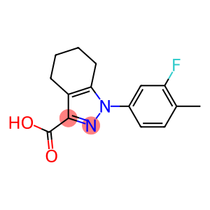 1-(3-fluoro-4-methylphenyl)-4,5,6,7-tetrahydro-1H-indazole-3-carboxylic acid