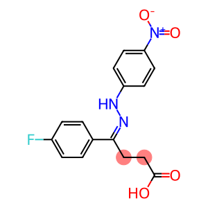 4-(4-fluorophenyl)-4-[2-(4-nitrophenyl)hydrazono]butanoic acid