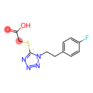 2-({1-[2-(4-fluorophenyl)ethyl]-1H-1,2,3,4-tetrazol-5-yl}sulfanyl)acetic acid