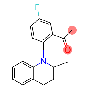 1-[5-fluoro-2-(2-methyl-1,2,3,4-tetrahydroquinolin-1-yl)phenyl]ethan-1-one