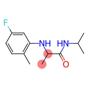 2-[(5-fluoro-2-methylphenyl)amino]-N-(propan-2-yl)propanamide