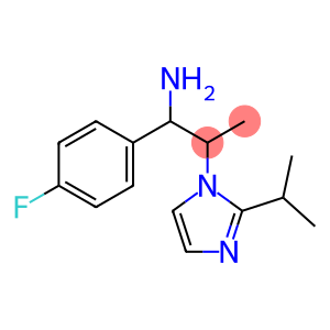 1-(4-fluorophenyl)-2-[2-(propan-2-yl)-1H-imidazol-1-yl]propan-1-amine