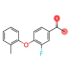 1-[3-fluoro-4-(2-methylphenoxy)phenyl]ethan-1-one