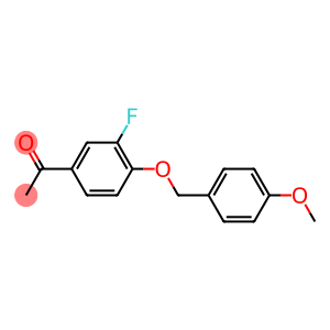 1-{3-fluoro-4-[(4-methoxyphenyl)methoxy]phenyl}ethan-1-one