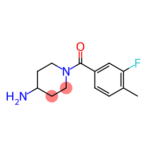 1-(3-fluoro-4-methylbenzoyl)piperidin-4-amine