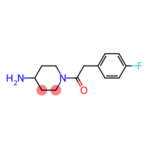 1-[(4-fluorophenyl)acetyl]piperidin-4-amine