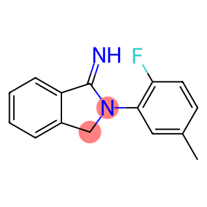 2-(2-fluoro-5-methylphenyl)-2,3-dihydro-1H-isoindol-1-imine