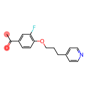 1-{3-fluoro-4-[3-(pyridin-4-yl)propoxy]phenyl}ethan-1-one