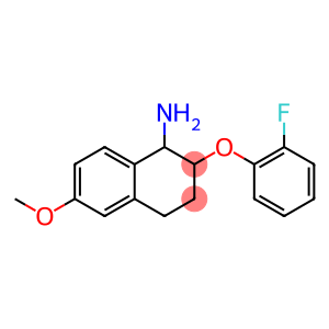 2-(2-fluorophenoxy)-6-methoxy-1,2,3,4-tetrahydronaphthalen-1-amine