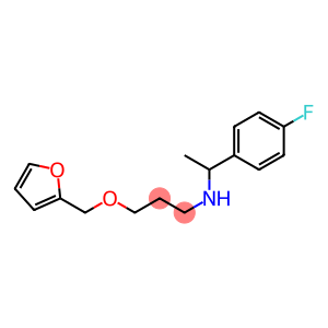 [1-(4-fluorophenyl)ethyl][3-(furan-2-ylmethoxy)propyl]amine