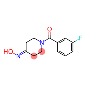 1-(3-fluorobenzoyl)piperidin-4-one oxime