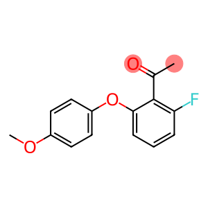 1-[2-fluoro-6-(4-methoxyphenoxy)phenyl]ethan-1-one
