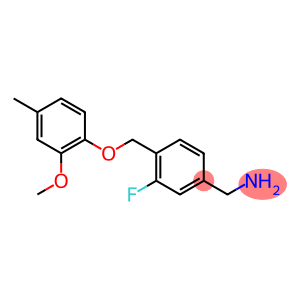 [3-fluoro-4-(2-methoxy-4-methylphenoxymethyl)phenyl]methanamine