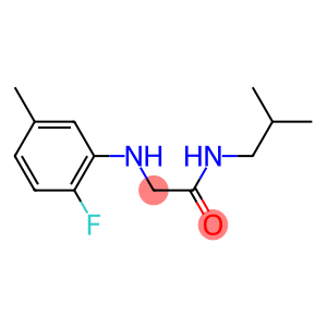 2-[(2-fluoro-5-methylphenyl)amino]-N-(2-methylpropyl)acetamide