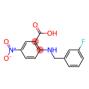 2-{[(3-fluorophenyl)methyl]amino}-5-nitrobenzoic acid