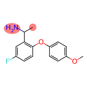 1-[5-fluoro-2-(4-methoxyphenoxy)phenyl]ethan-1-amine