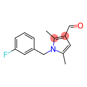 1-[(3-fluorophenyl)methyl]-2,5-dimethyl-1H-pyrrole-3-carbaldehyde