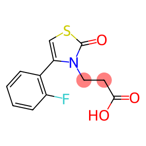 3-[4-(2-fluorophenyl)-2-oxo-1,3-thiazol-3(2H)-yl]propanoic acid