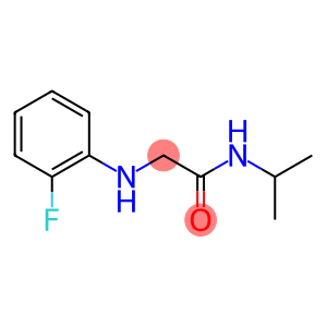 2-[(2-fluorophenyl)amino]-N-(propan-2-yl)acetamide