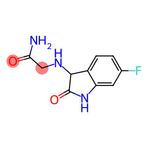 2-[(6-fluoro-2-oxo-2,3-dihydro-1H-indol-3-yl)amino]acetamide