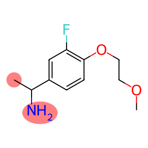 1-[3-fluoro-4-(2-methoxyethoxy)phenyl]ethan-1-amine