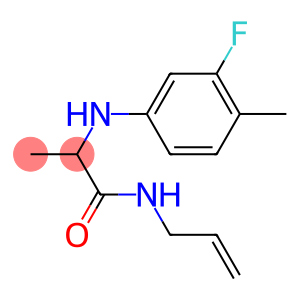 2-[(3-fluoro-4-methylphenyl)amino]-N-(prop-2-en-1-yl)propanamide