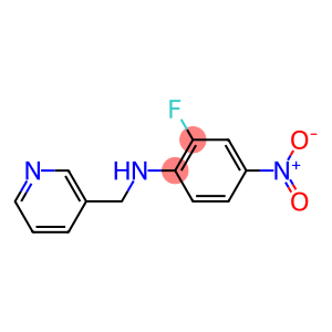 2-fluoro-4-nitro-N-(pyridin-3-ylmethyl)aniline