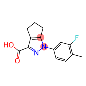 1-(3-fluoro-4-methylphenyl)-1,4,5,6-tetrahydrocyclopenta[c]pyrazole-3-carboxylic acid