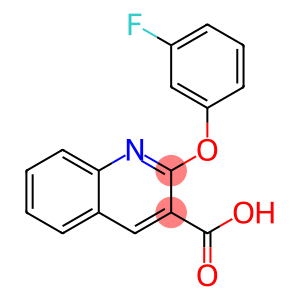 2-(3-fluorophenoxy)quinoline-3-carboxylic acid